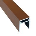 Алюминиевый П-профиль EasyDecking Коричневый купить в Челябинске