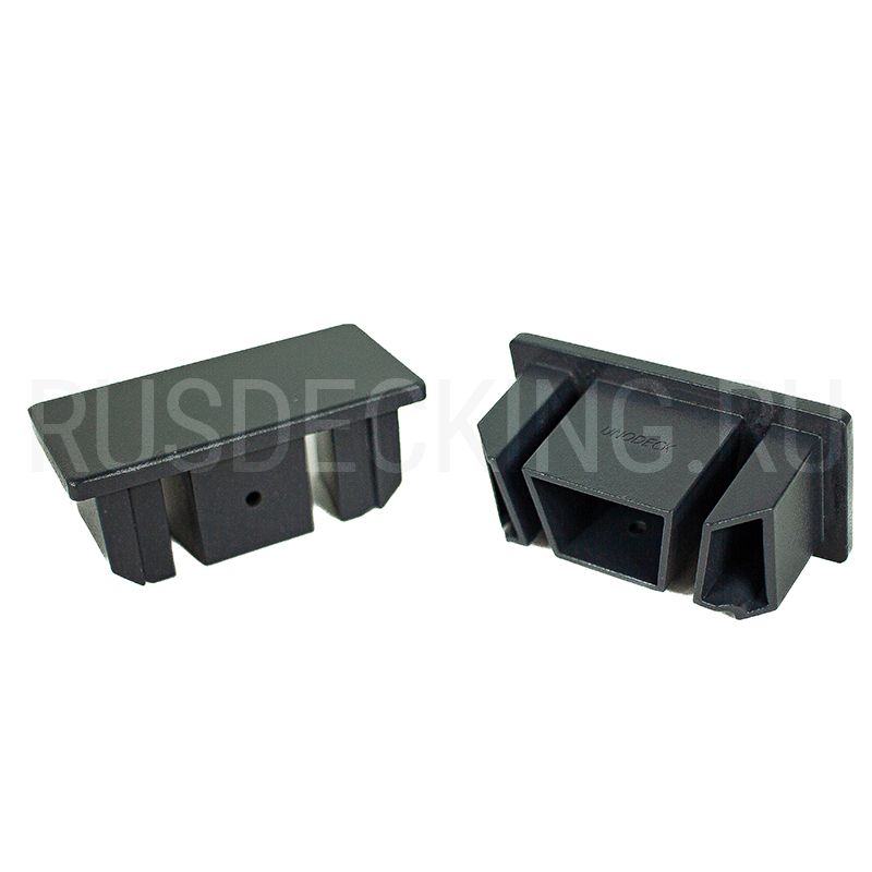 Заглушка для перил торцевая RusDecking Unodeck Графит купить в Челябинске