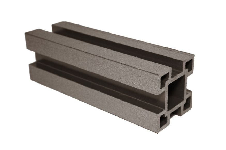 Столб с пазами ДПК AЙ-ТЕХПЛАСТ шоколадный купить в Челябинске