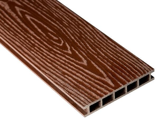 Террасная доска Faynag Premium PINO 3D в цвете Шоколад из ДПК купить в Челябинске