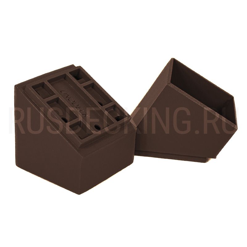 Крепление балясины наклонное RusDecking Unodeck Венге купить в Челябинске