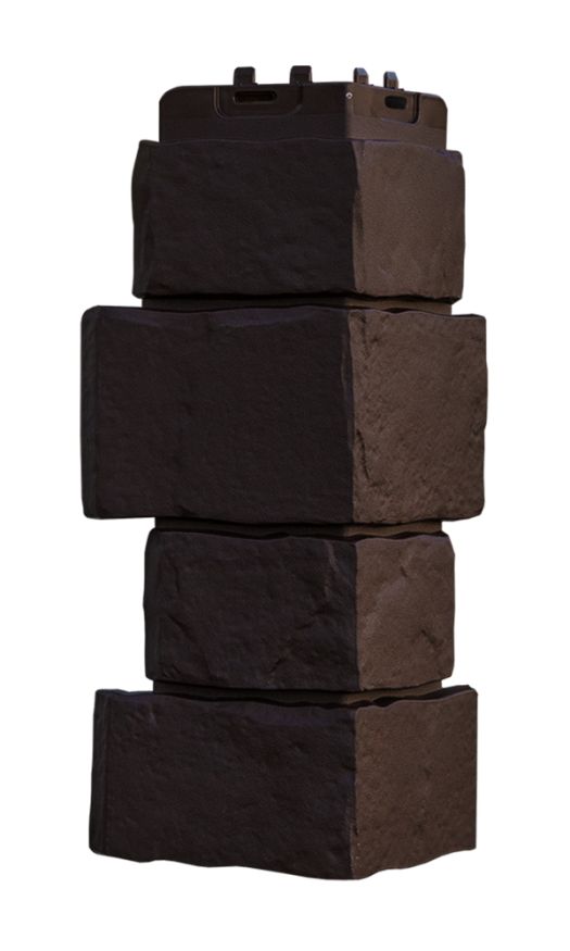 Угол наружный Grand Line, Крупный камень Classic, Шоколадный купить в Челябинске