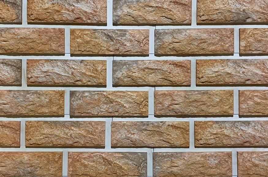 Фиброцементные панели КАНЬОН Сколотый кирпич - 35 купить в Челябинске