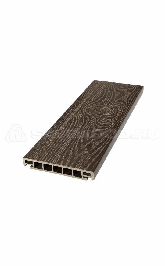Террасная доска ДПК SaveWood, SW Salix (S) (T), Темно-коричневый купить в Челябинске