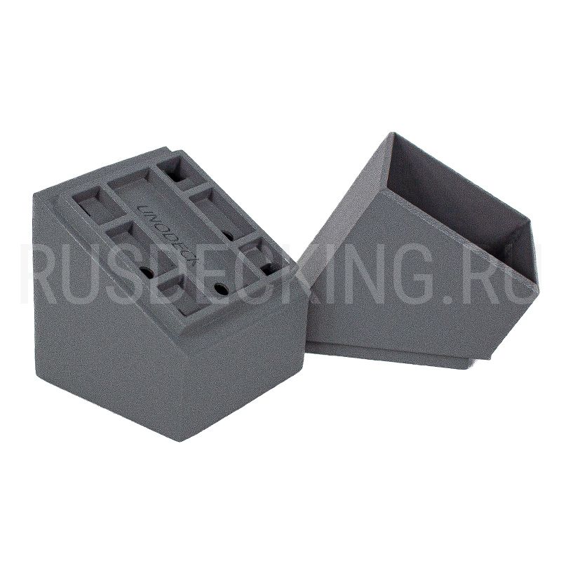 Крепление балясины наклонное RusDecking Unodeck Серый купить в Челябинске