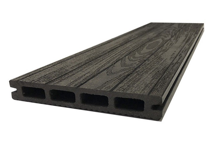 Доска террасная NanoWood «Standart» Derevo двухсторонняя - Антрацит 150×26 см купить в Челябинске