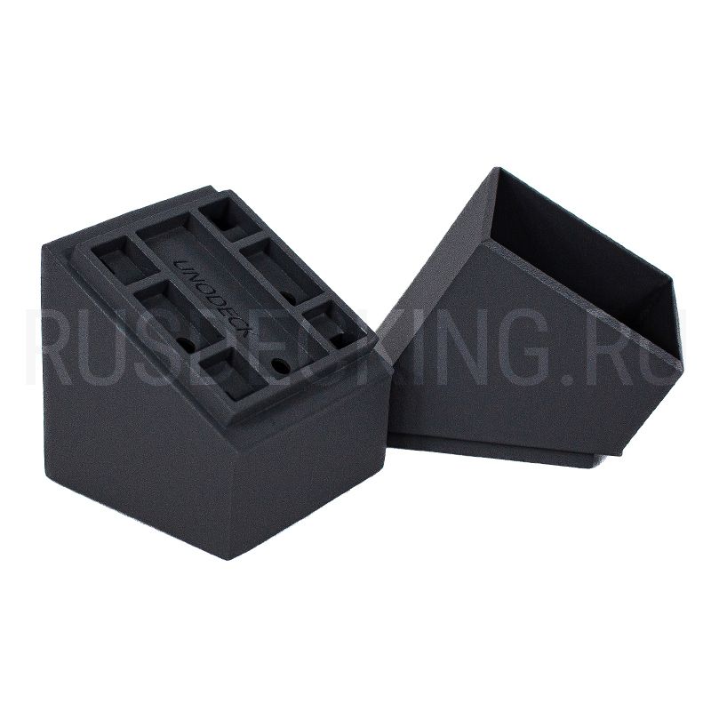 Крепление балясины наклонное RusDecking Unodeck Графит купить в Челябинске