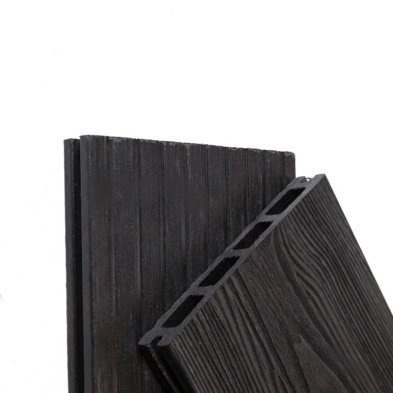Террасная доска Ecodecking Комфорт 3D Графит купить в Челябинске