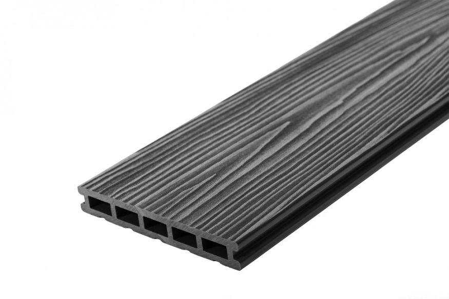 Террасная доска ДПК RusDecking Unodeck Mogano - Графит купить в Челябинске
