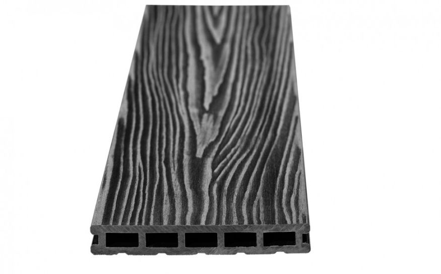 Террасная доска ДПК RusDecking Unodeck Mogano - Графит купить в Челябинске