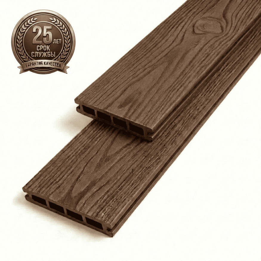 Террасная доска ДПК GardenParkett Табула, Светло-коричневый купить в Челябинске