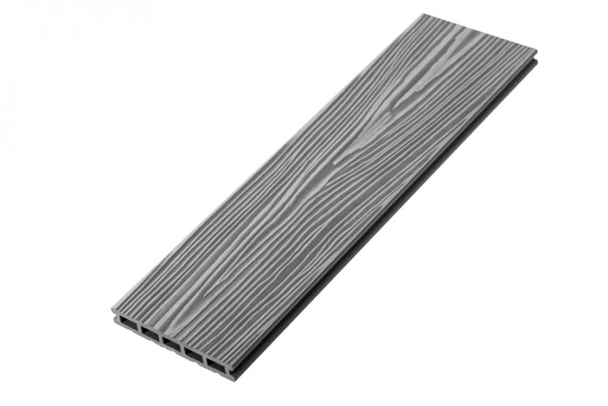 Террасная доска ДПК RusDecking Unodeck Mogano - Серый купить в Челябинске