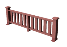 Декоративное ограждение из ДПК GRINDERDECO Эрес мербау