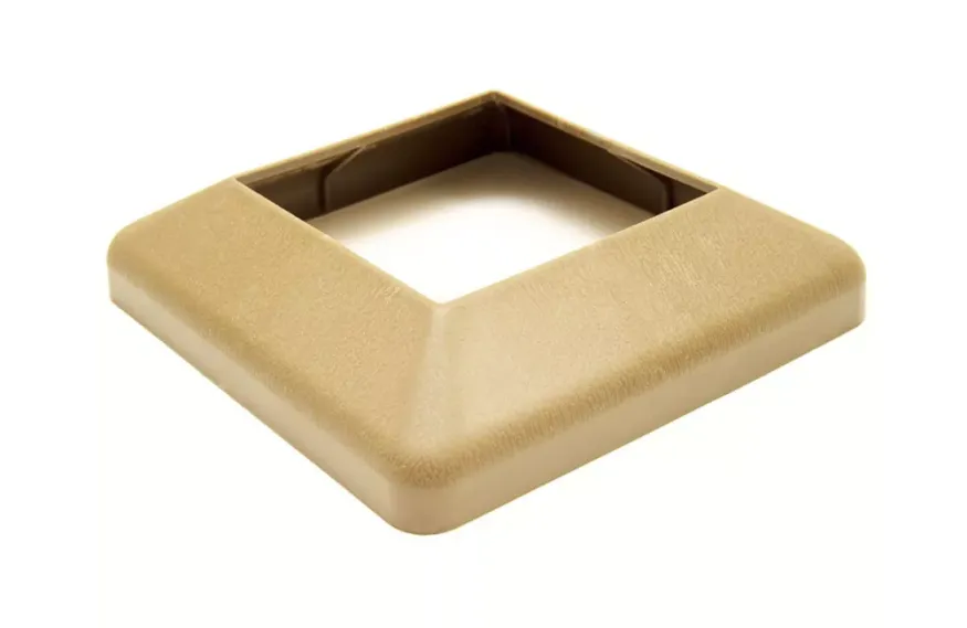 Крышка нижняя ПВХ для столба 125х125 Deckart Орех купить в Челябинске