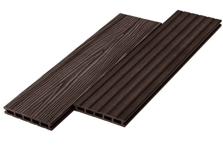 Террасная доска из ДПК RusDecking Unodeck Mogano - Цвет Венге купить в Челябинске