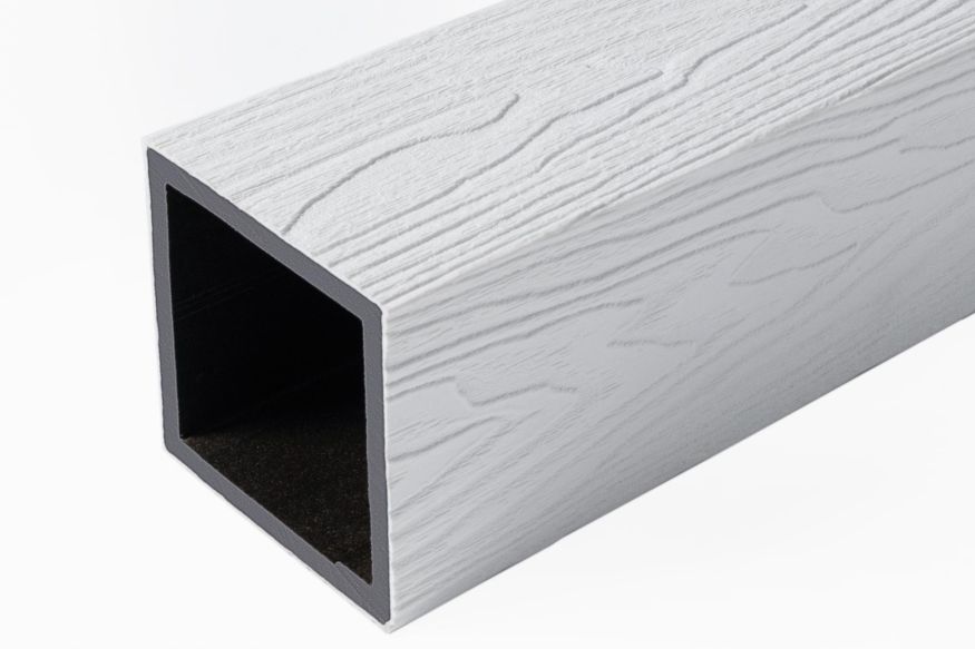 Опорный столб из ДПК GardenParkett, Белый купить в Челябинске