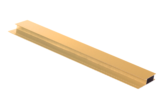 Бежевый алюминиевый стыковочный профиль купить в Челябинске