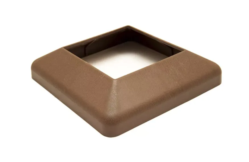 Крышка нижняя ПВХ для столба 125х125 Deckart Шоколад купить в Челябинске