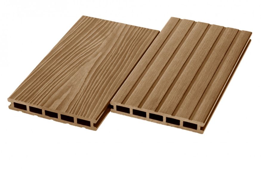 Террасная доска ДПК RusDecking Unodeck Mogano - Орех купить в Челябинске