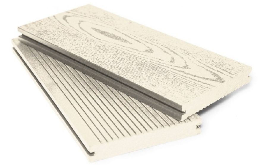 Террасная доска ДПК I-Techplast МАССИВ 3D NEW Слоновая кость купить в Челябинске