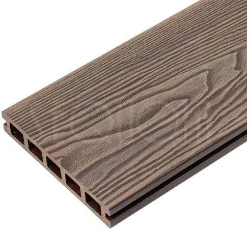 Доска террасная ДПК SEQUOIA, DUAL 3D WOOD, BROWN купить в Челябинске