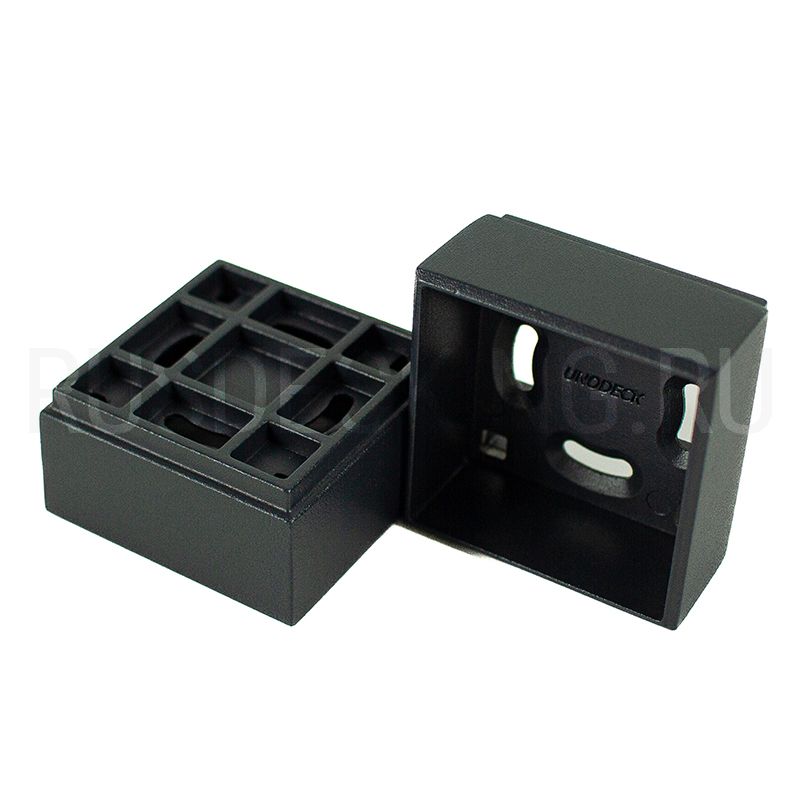 Крепление балясины прямое RusDecking Unodeck Графит купить в Челябинске