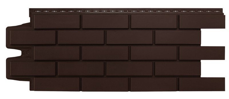 Фасадные панели Grand Line, Клинкерный кирпич Classic, Цвет: Шоколадный купить в Челябинске
