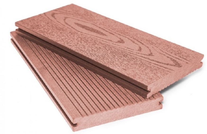 Террасная доска ДПК I-Techplast МАССИВ 3D NEW Терракот купить в Челябинске