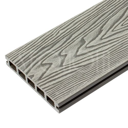 Доска террасная ДПК SEQUOIA, DUAL 3D WOOD, GRAY купить в Челябинске
