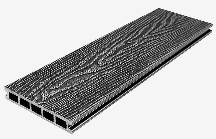 Террасная доска ДПК RusDecking Unodeck Vintage - Графит купить в Челябинске