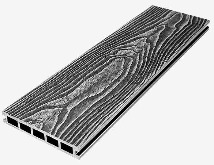 Террасная доска ДПК RusDecking Unodeck Vintage - Графит купить в Челябинске