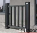 Ограждение из ДПК Outdoor Classic 3D STORM черного цвета купить в Челябинске