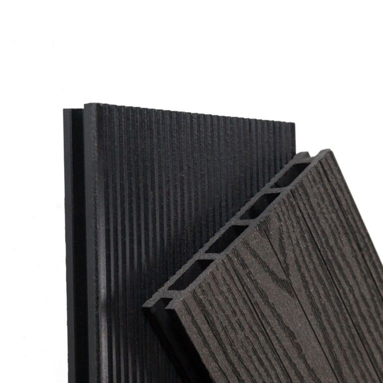 Террасная доска Ecodecking Техно плюс Графит купить в Челябинске