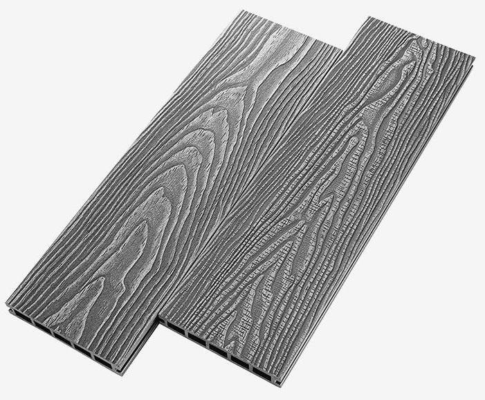 Террасная доска ДПК RusDecking Unodeck Vintage - Серый купить в Челябинске