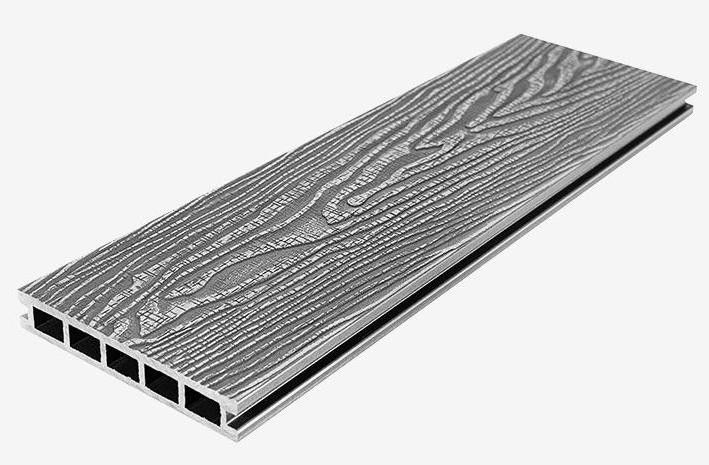 Террасная доска ДПК RusDecking Unodeck Vintage - Серый купить в Челябинске
