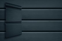 Виниловый сайдинг Grand Line Double-брус Цвет Графит