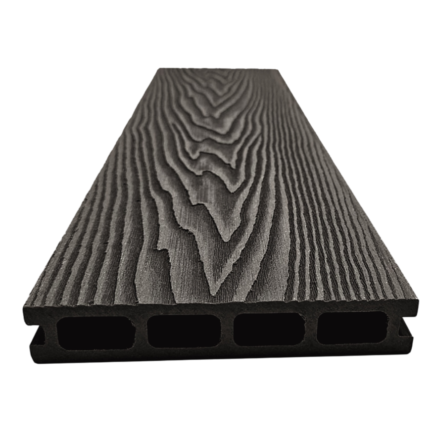 Террасная доска ДПК NanoWood 3D Double Антрацит купить в Челябинске