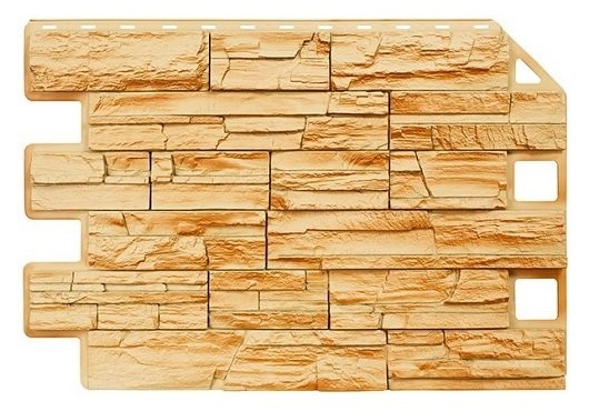 Фасадная панель Royal Stone, Скалистый камень, Буффало. купить в Челябинске