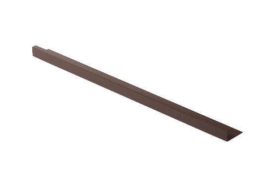 Финишный алюминиевый профиль, коричневый. купить в Челябинске