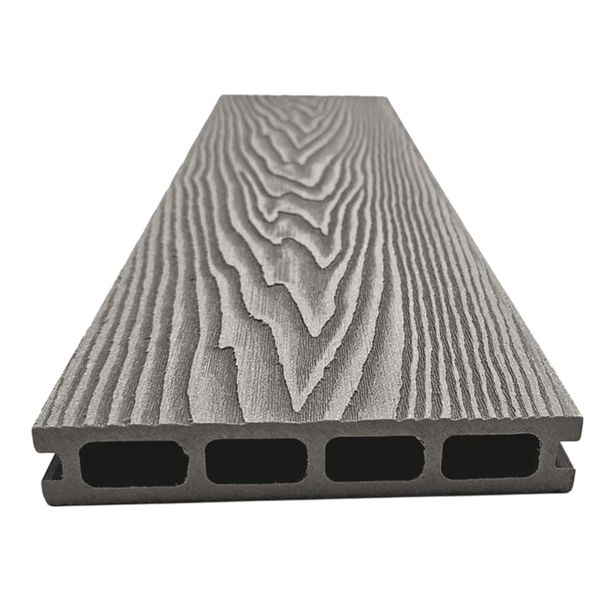 Террасная доска ДПК NanoWood 3D Double Серый купить в Челябинске