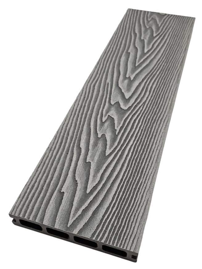 Террасная доска ДПК NanoWood 3D Double Серый купить в Челябинске