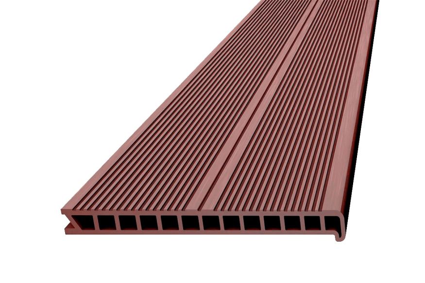 Ступень ДПК Deckron Woodlike (пустотелая) Коричневый купить в Челябинске