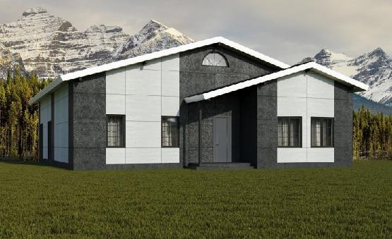 Фиброцементный сайдинг Roofas Board Wood в цвете Антрацит купить в Челябинске