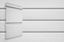 Виниловый сайдинг Grand Line Double-брус, цвет Белый