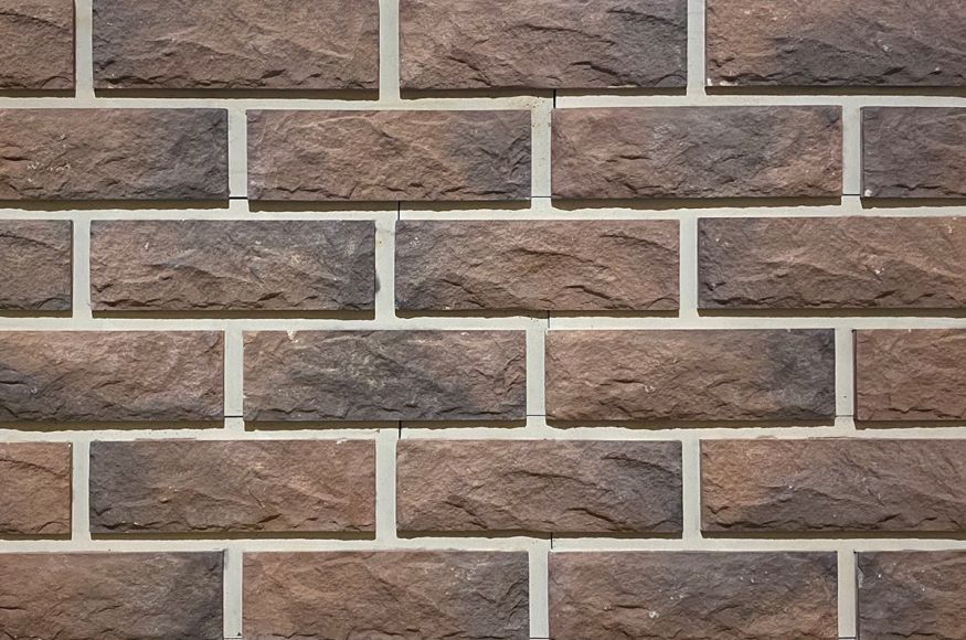 Фиброцементные панели КАНЬОН Сколотый кирпич - 27 купить в Челябинске