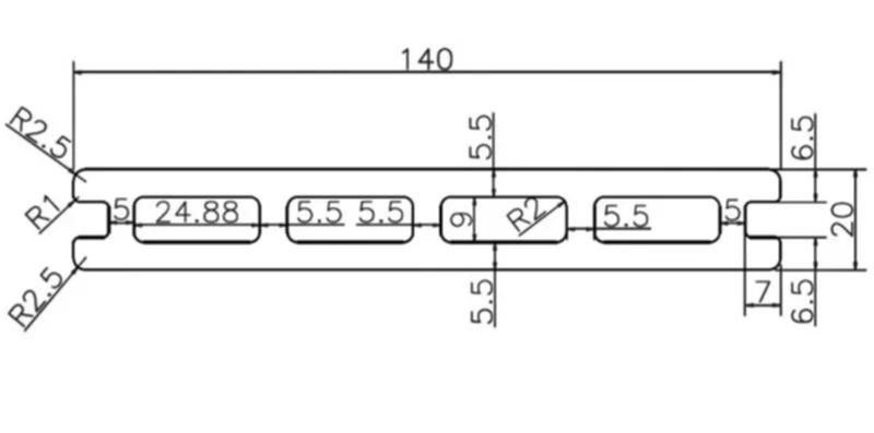 Террасная доска ДПК POLIVAN GROUP 3D+3D NEW пустотелая двухсторонняя DENPASAR Серый цвет купить в Челябинске