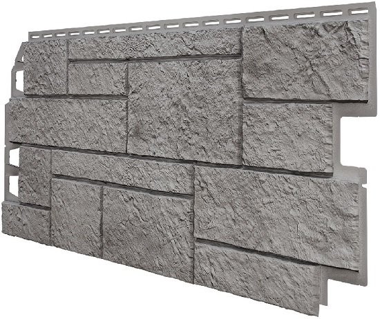 Фасадная панель VOX Sandstone (Сандстоун) светло-серого цвета купить в Челябинске