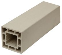 Столб для ограждения CM Decking 120x120 Белое дерево