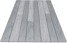 Террасная доска Bruggan Multicolor 120мм Серый