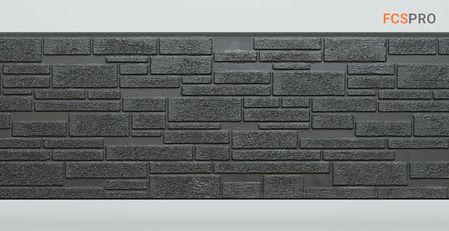 Фиброцементные панели FCS Simple АА1 (под камень) купить в Челябинске